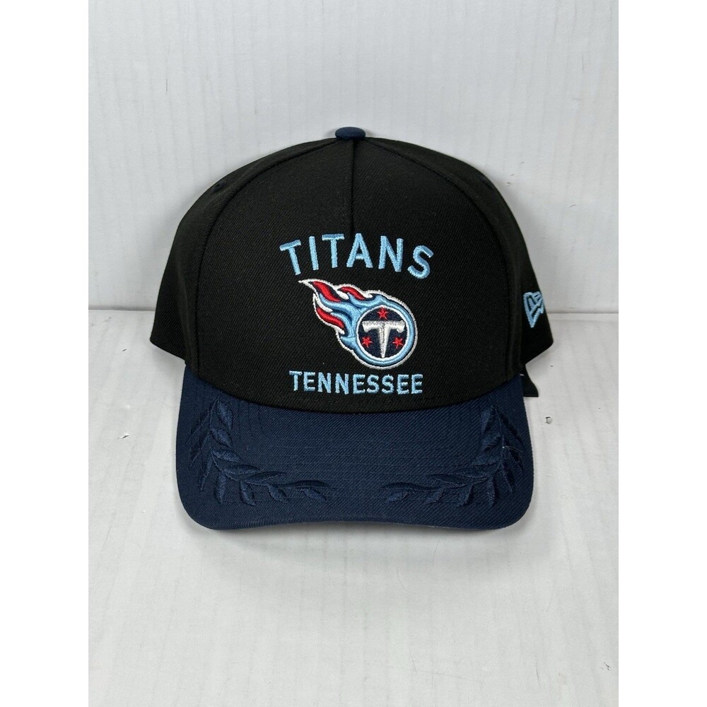 New Era Tennessee Titans 9FORTY A-Frame M-Crown NFL Draft Adjustable Hat Cap